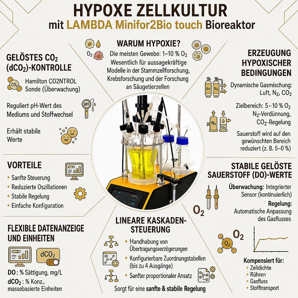 Bioreaktor für Hypoxiekultur Bioreaktor für Hypoxiekultur