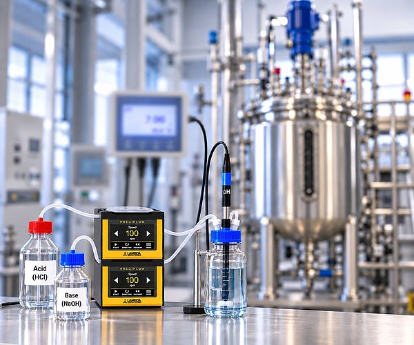 LAMBDA Peristaltic pump for automatic pH control