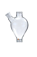 Glass vessel with side arm (approx. 1l) for LAMBDA powder feeding instrument