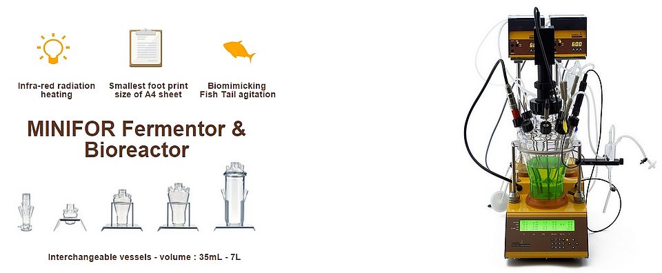 Innovation in LAMBDA MINIFOR Bioreactor