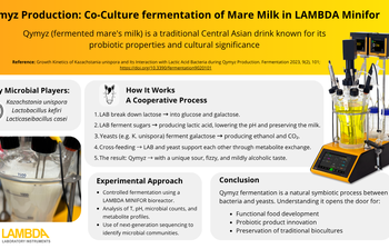 LAMBDA MINIFOR fermenter conduct controlled growth and co-culture experiments