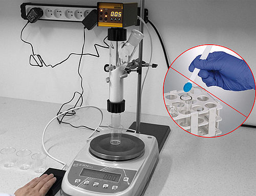 Automated dispensing of powder portions in LABORATORY - implemented ...