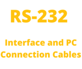RS-232 Bundle: RS-232 interface + RS-485 connection cables