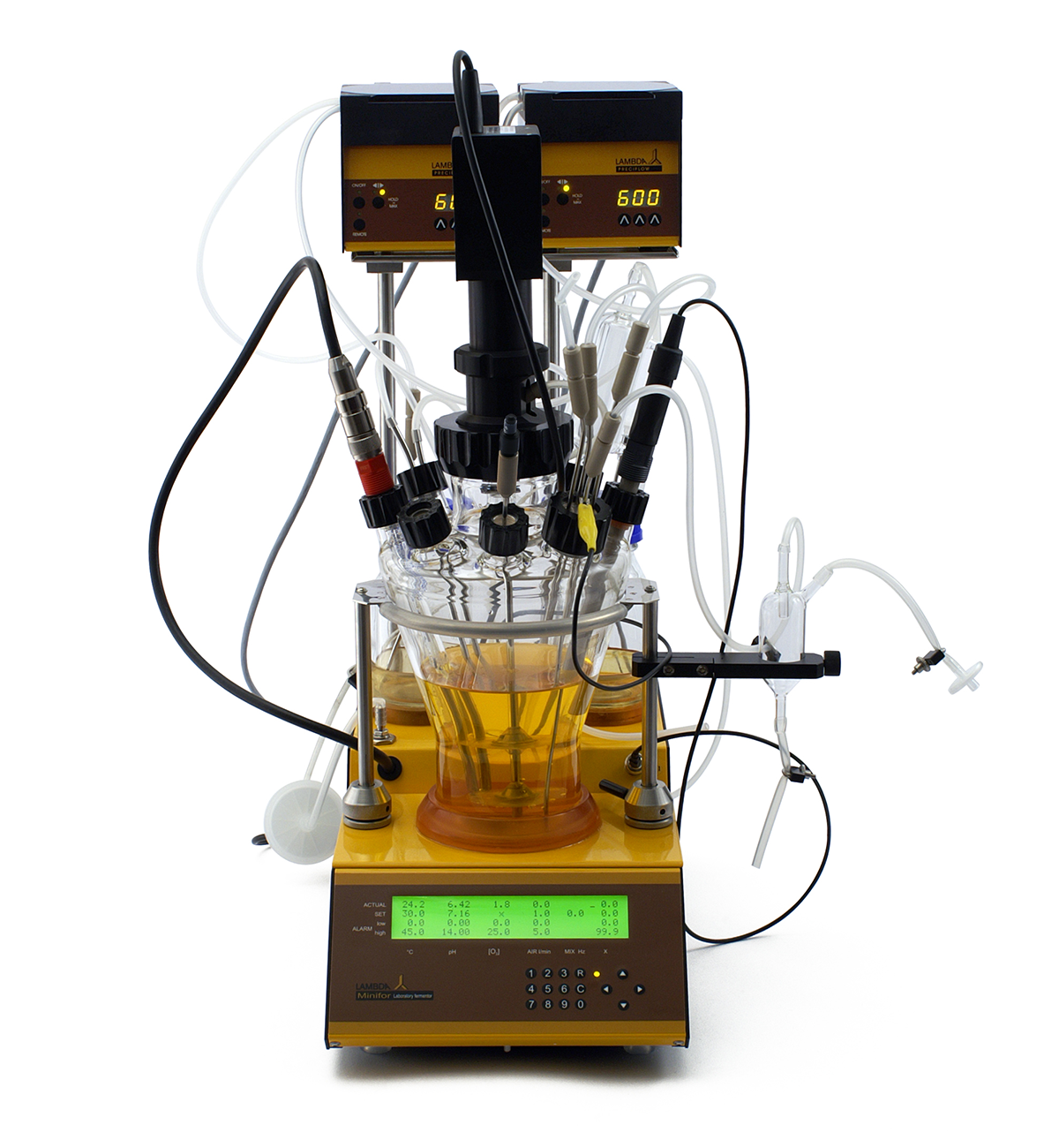 LAMBDA MINIFOR可高压灭菌的台式发酵罐-生物反应器高级试剂盒，容器容积为1 L